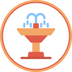 Poster - Fountain Icon