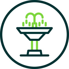 Poster - Fountain Icon