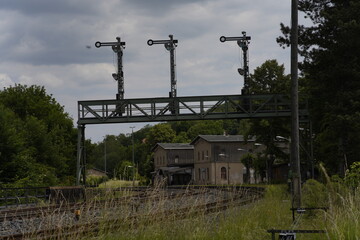 Wall Mural - Eisenbahntechnik 