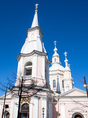 St Andrew's cathedral in Saint Petersburg city