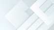 © Badr Warrior - Abstract white geometric shape with futuristic concept background