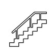 schody z poręczą ikona