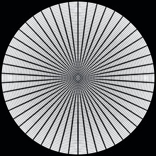 Rainbow Vortex Squares Mosaic Circle Geometric Round Abstract Prismatic Concentric Art Whirlpool