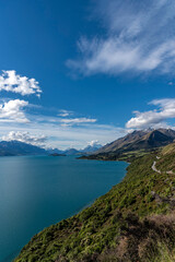 Wall Mural - Lake Wakatipu from Bennetts Bluff Lookout, Queenstown, New Zealand