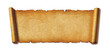 © daboost - Old paper horizontal banner. Parchment scroll isolated on white with shadow
