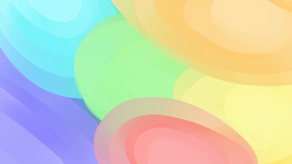 Wall Mural - Abstract blend watercolor of colorful round pattern. Quotes and presentation types based background design. It is suitable for wallpaper, quotes, website, opening presentation, personal profile, etc.