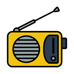 Sticker - Radio Icon