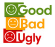 Good Bad Ugly Colorful Boxes 