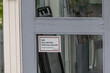 Stockholm, Sweden A sign n a door in Swedish says : 