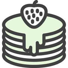 Wall Mural - Pancakes Icon