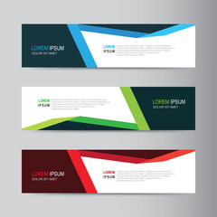Wall Mural - Vector abstract banner design web template