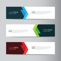 Wall Mural - Vector abstract banner design web template