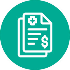 Sticker - Medical Bill Icon