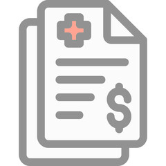 Sticker - Medical Bill Icon