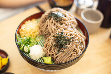 japanese traditional coldsoba noodle