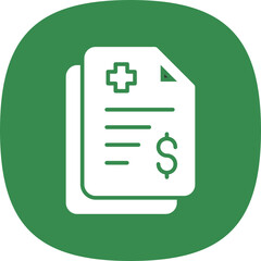 Sticker - Medical Bill Icon