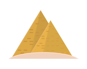 Wall Mural - egyptian pyramid icon