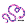 © Noli Molly - snake tropical animal ,dangerous and poisonous, vector hand drawn
