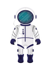 Poster - space astronaut in suit