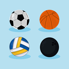 Poster - icons sport balls