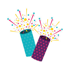 Canvas Print - party confetti celebration