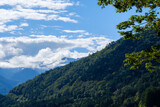 Fototapeta Krajobraz - 日本の山岳地帯と雲　青空　雲海