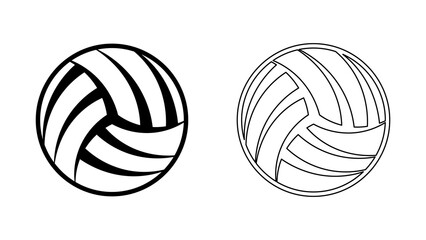 Volleyball icon symbol vector, isolated on white background, illustration Vector EPS 10, can use for  Volleyball Championship Logo