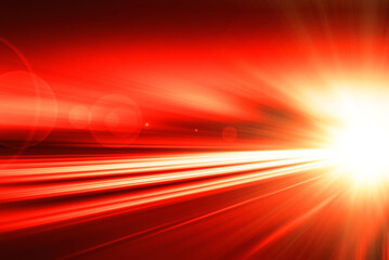 Wall Mural - red hot powerful fast zoom speed motion effect abstract background for design.