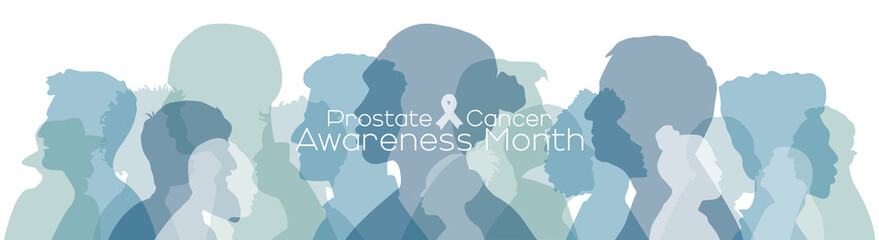 Wall Mural - Prostate Cancer Awareness Month banner.