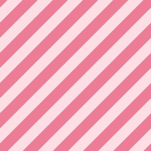 Pink Color Diagonal Lines Seamless Pattern Vector Illustration,striped Background.