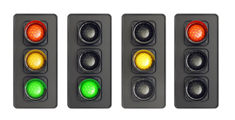 Wall Mural - traffic light