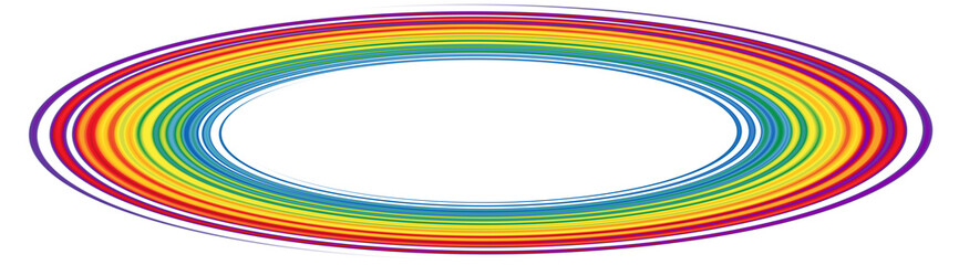 Sticker - Arc-en-ciel circulaire 