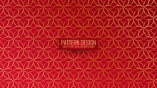 Abstract Background With Oriental Red Pattern