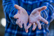 © Tetra Images - Close-up of senior mans hands