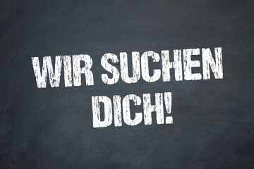 Wall Mural - Wir suchen Dich!