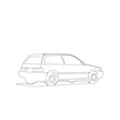 © arif purnomo - logo design icon outline car
