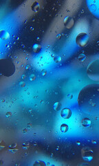 An artful colorful background with bubbles. Abstract background