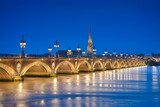 Fototapeta Paryż - Bordeaux & Blue Hour