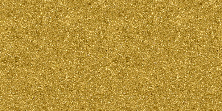 seamless small gold glitter background texture. shiny golden yellow confetti sparkle repeat pattern.