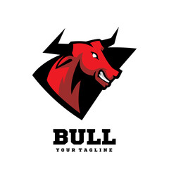 Wall Mural - Bull sports logo