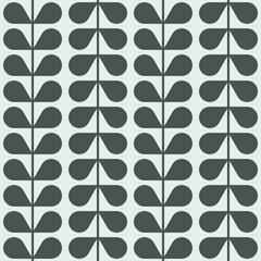 Poster - Pattern for print and decoration. Petals are dark in vertical rows. Vector repeating pattern.