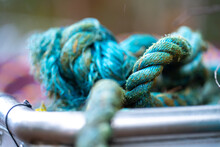 Rope On A Lobster Fishing Boat In Tasmania 