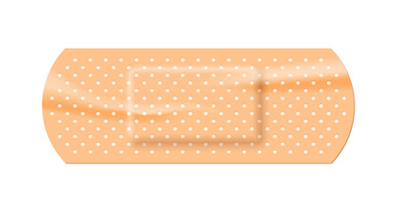 beige adhesive antibacterial bandage, masking tape, 3d crumpled glue plastic patch