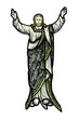 Jesus Christ, Messiah symbol of Christianity - Vector illustration
