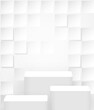 © lim_pix - Theme product presentation podium display square shape white background. Vector.