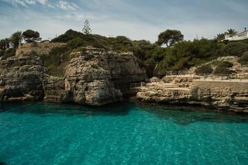 Beach in Menorca, balearic islands, Spain