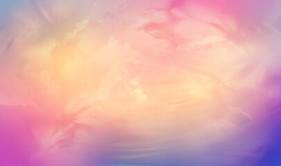 Sticker - abstract clouds watercolor sky background