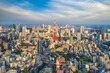 aerial view of Tokyo city, Japan