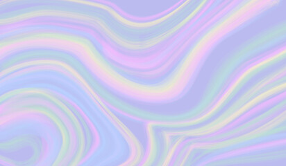 Leinwandbilder - Pastel colorful wave fantasy hologram futuristic vector. Modern marble texture illustration for text, brochure, infographic.