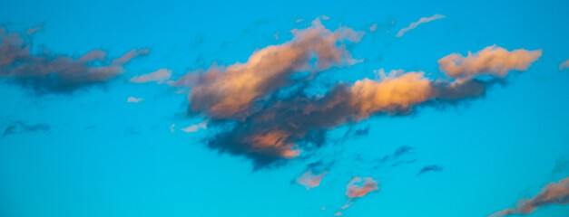 Wall Mural - Beautiful sky with cloud before sunset